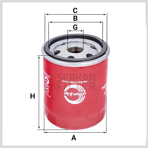 Spin On Oil Filter SF7140