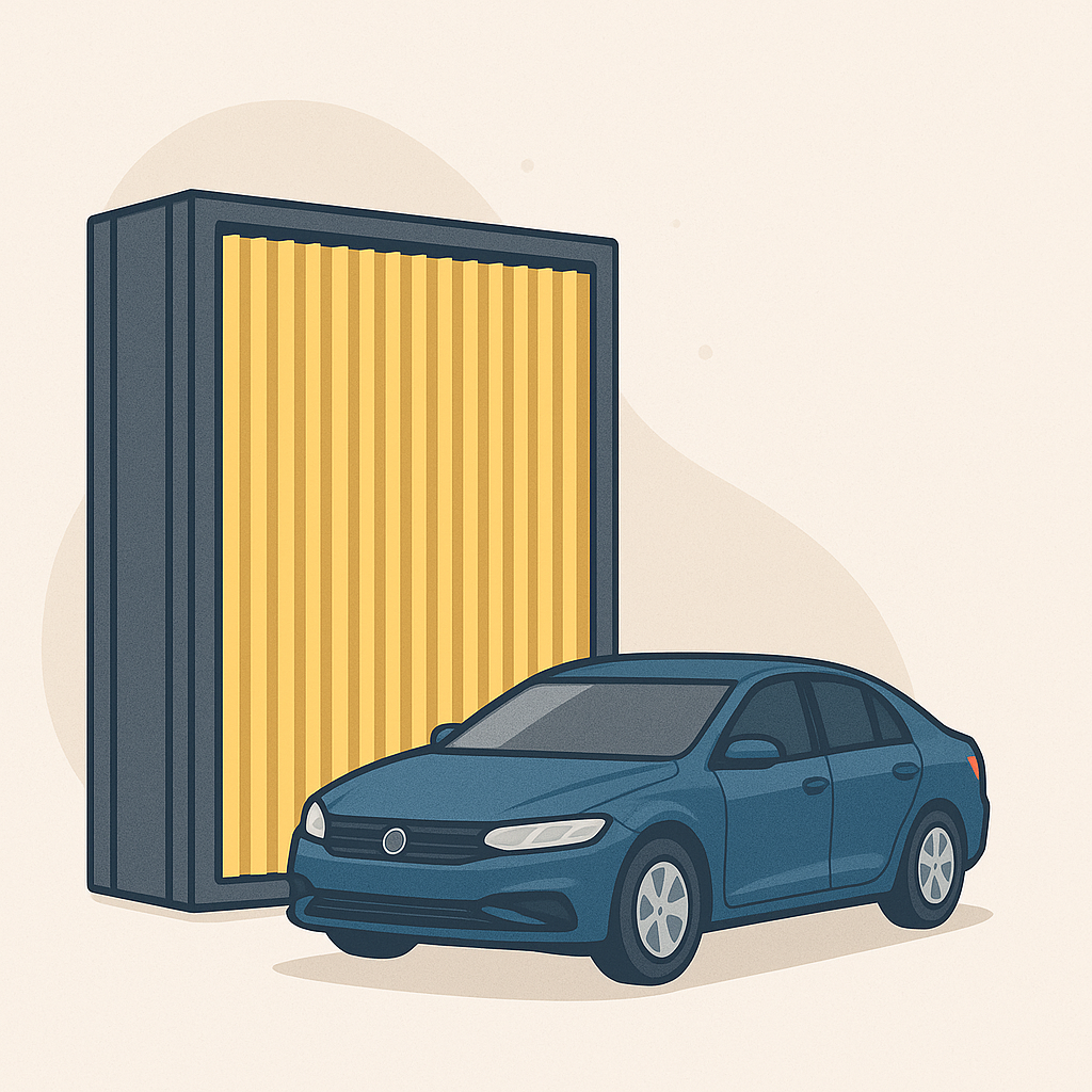 air filter illustration