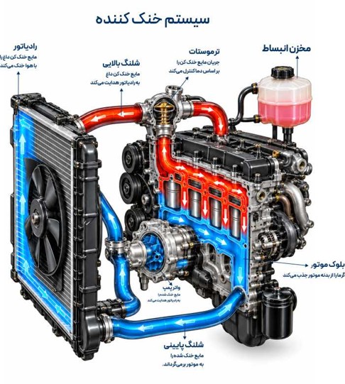 فیلتر خنک‌کننده (Coolant)